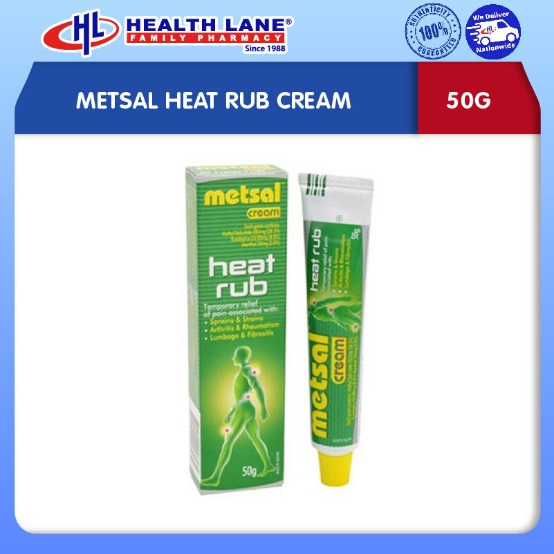 METSAL HEAT RUB CREAM (50G)